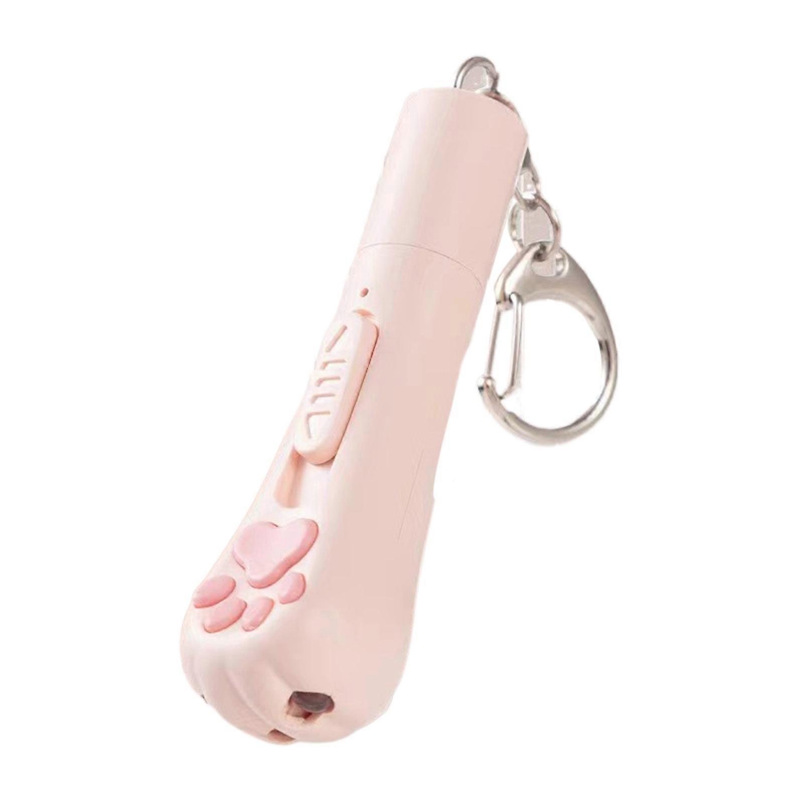 USB-Rechargeable Cat Pointer Toy Interactive Cat Toy Red Dot LED Light Pointer Cat Toy Paw Shape
