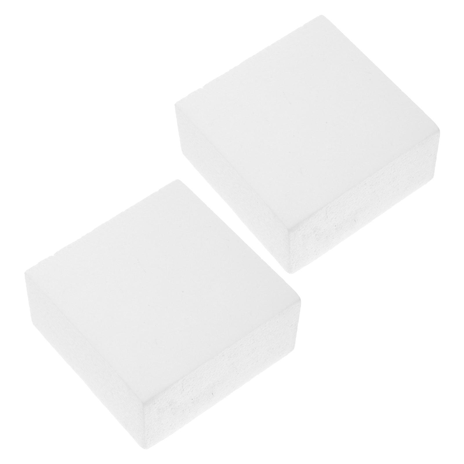 Cake Dummy Rectangular Foam Block for Decorating Practice 2Pcs