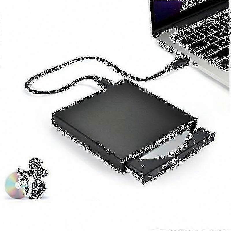 External USB CD/DVD Drive for Laptop and Desktop Computers
