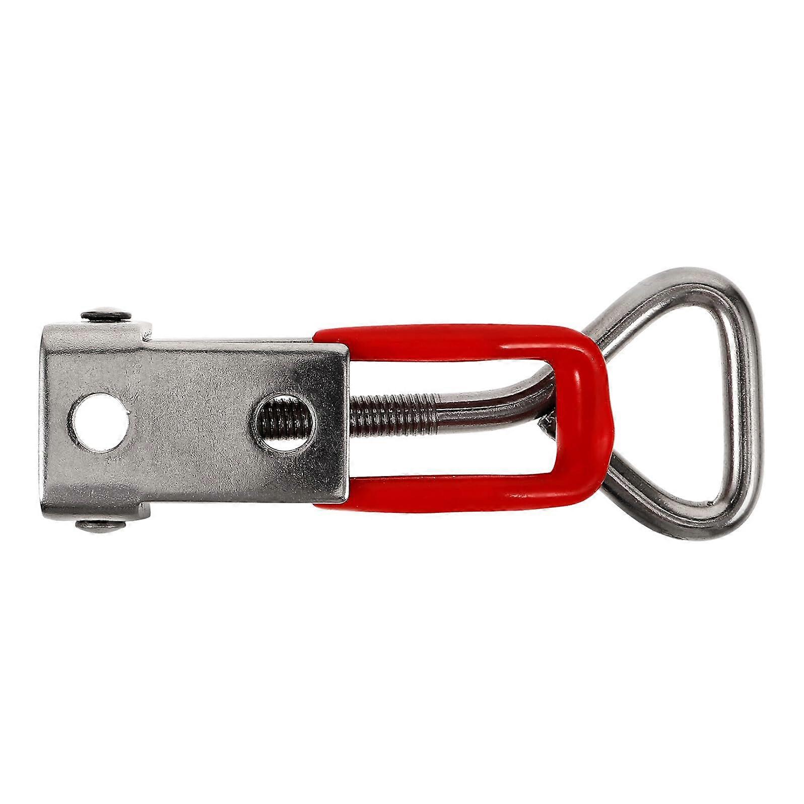Adjustable Heavy Duty Stainless Steel Toggle Clamp Latch with NonSlip Handle for Cabinet Doors