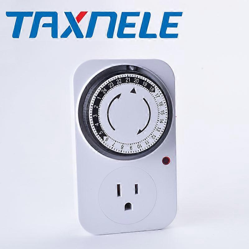 24 Hour Mechanical Timer Switch com standard Socket Mechanical Timer 110V 125V 15A com plug Electrical Program Timer Power Switch