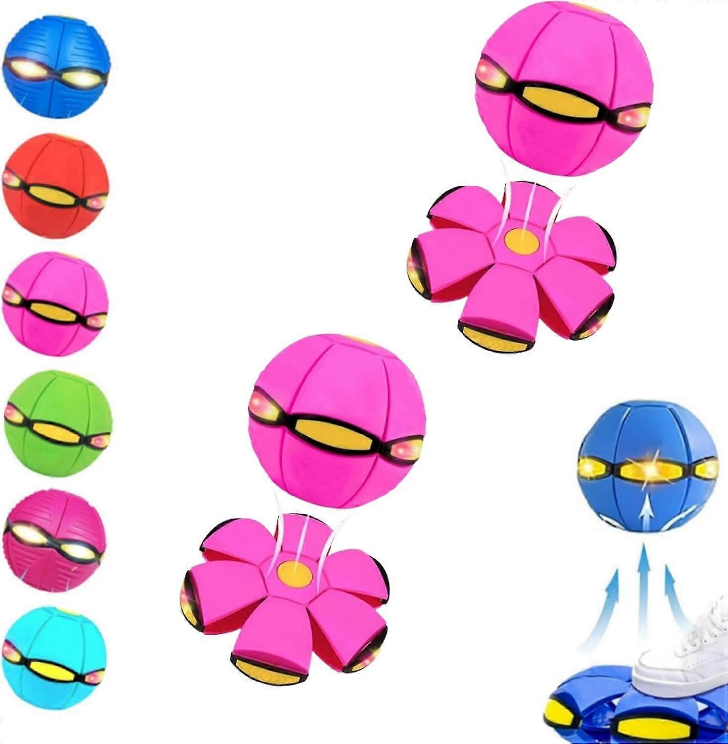 Fantastic Fantastic Magic Metaball, Children's Bouncing Ball, Magic Flying Saucer, Bouncy Ball, Parent-Child Interaction, Dual Form Freely Switchable,