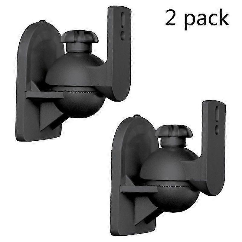 Universal Rotatable Speaker Wall Mount Stand Bracket 1 Pair