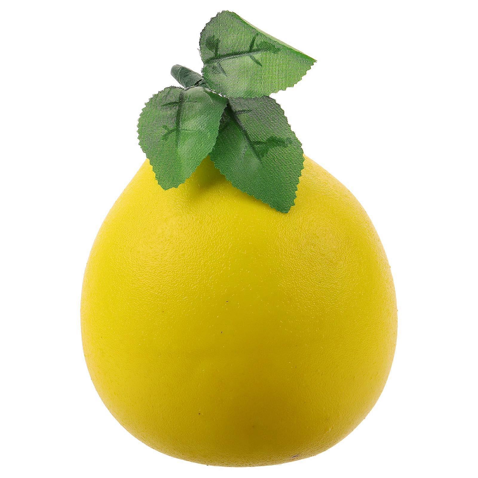 Fake Grapefruit Foam Model for Decoration Yellow Simulation Display Prop