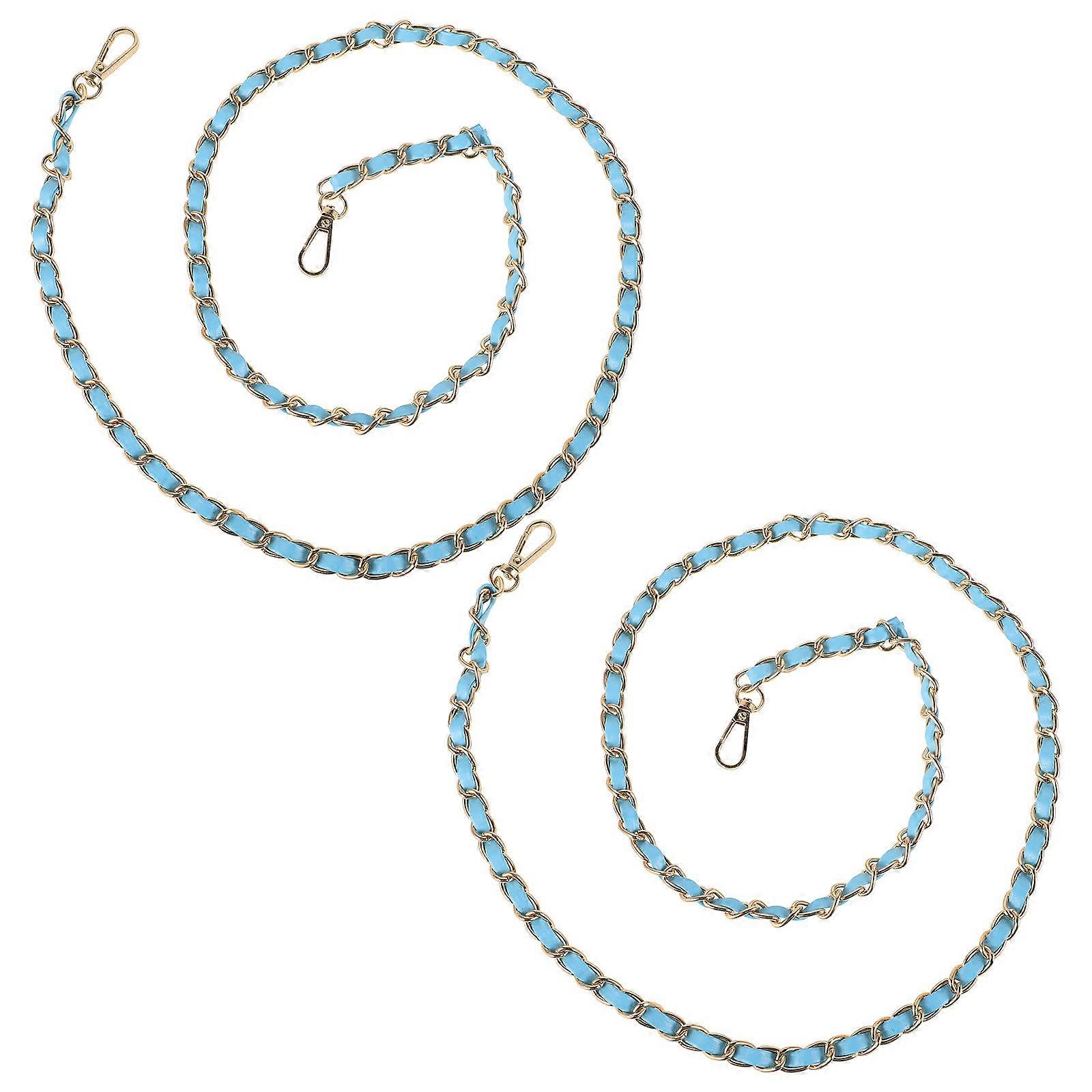 Shoulder Bag Chain Purse Chain Strap Replacement Accessories 2Pcs Set