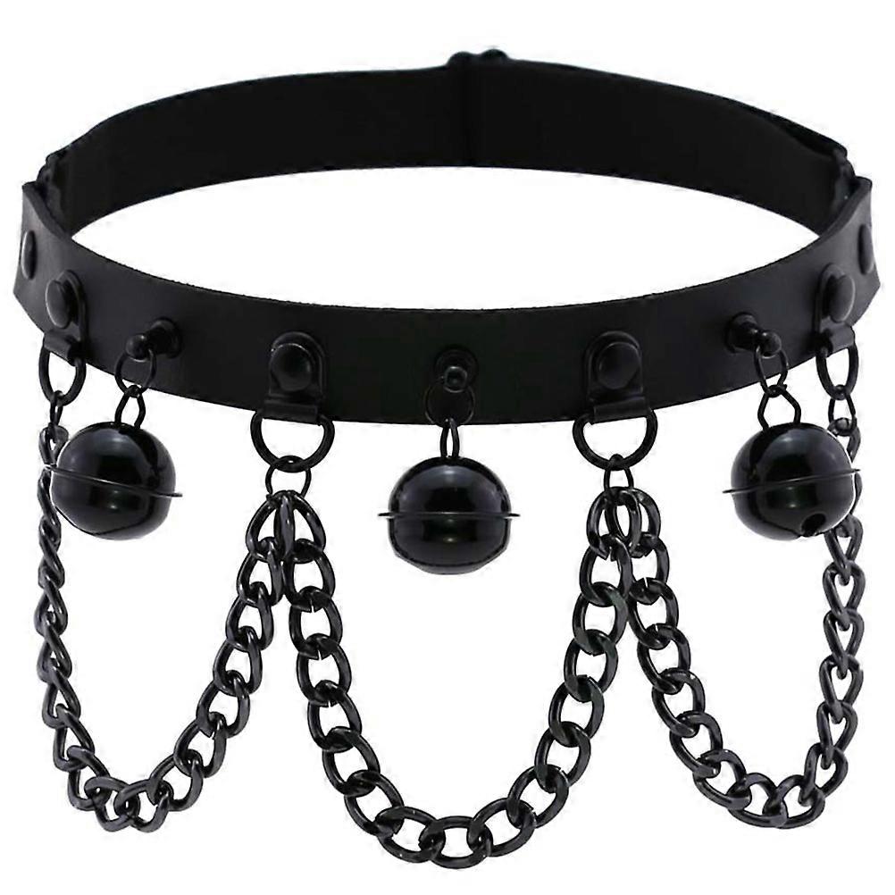 Black Leg Loop Chain Leg Ring for Decoration 1Pcs Punk Style