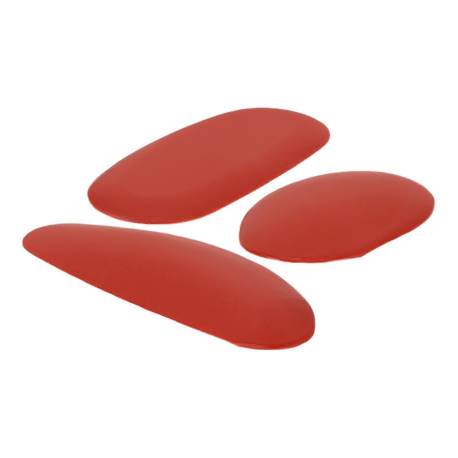 Orange Silicone Clay Tools Set for Crafting 3Pcs Reusable Tools