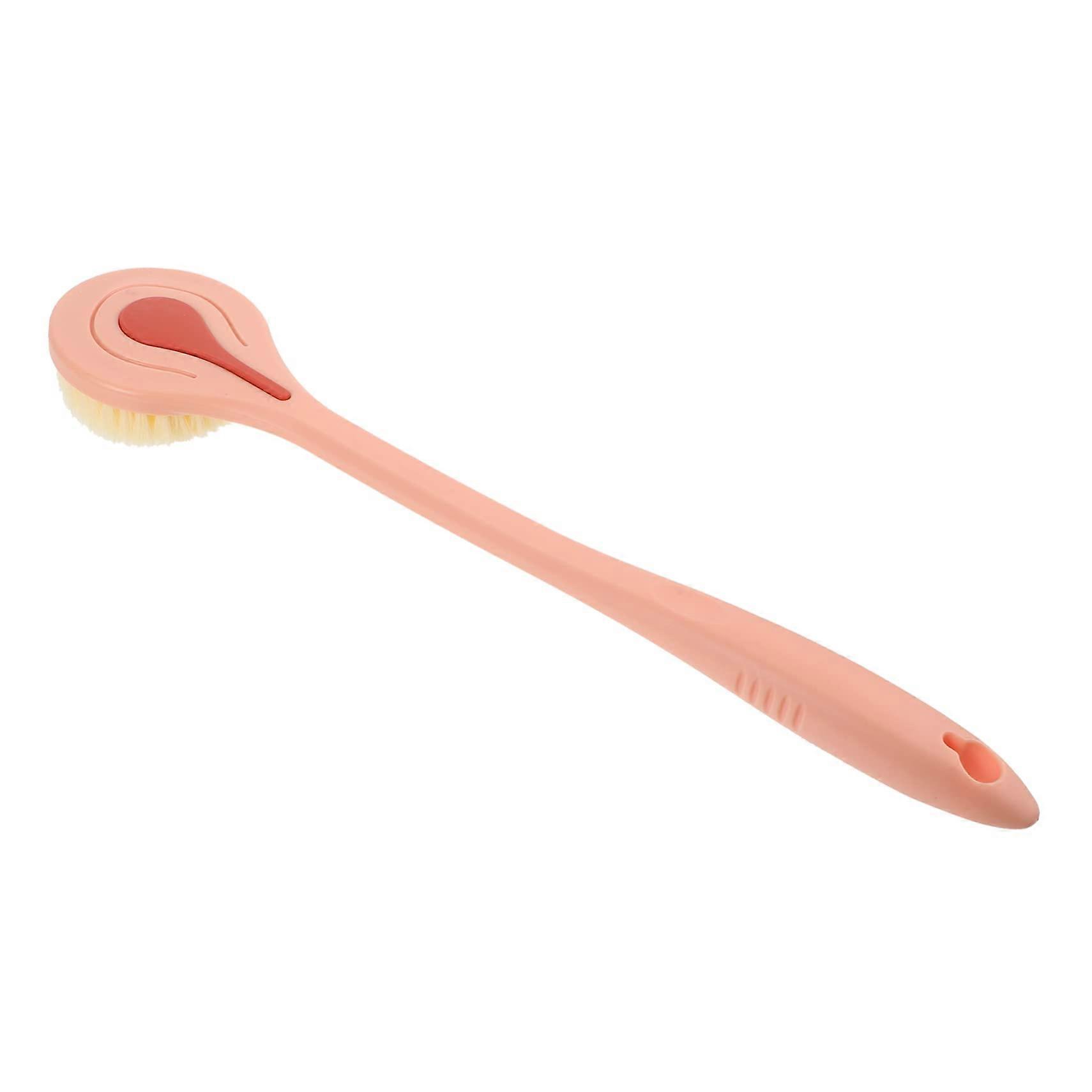 Back Scrubber with Long Handle and Soft Bristles for Shower Exfoliating and Full Body Cleansing