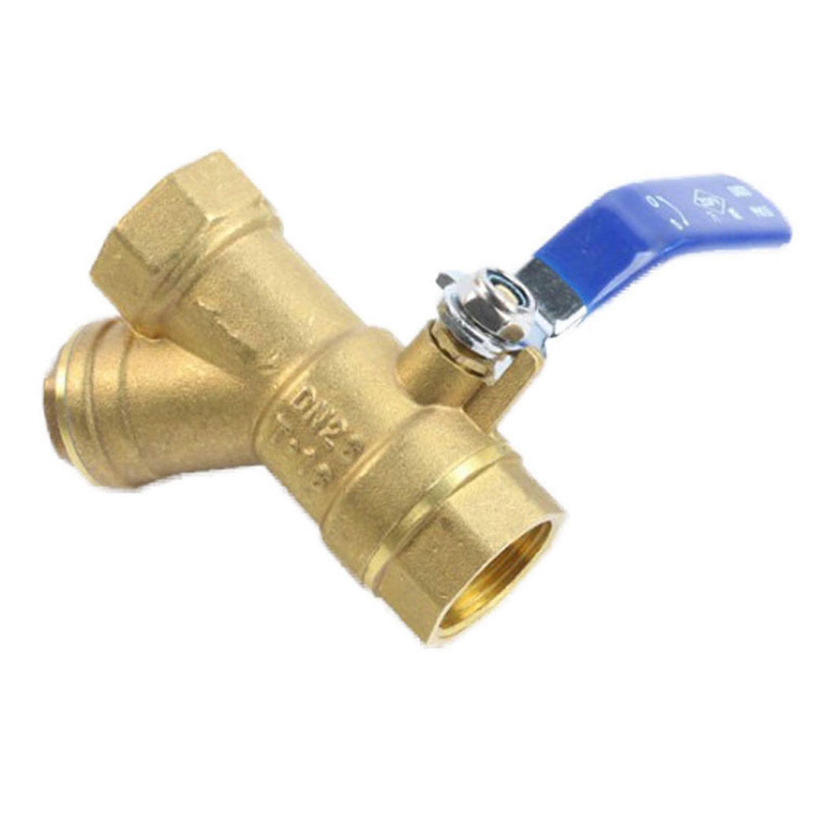DN25 Brass Y Strainer Water Filter Valve, Thickened Body, Easy Maintenance, Quick Seal Operation