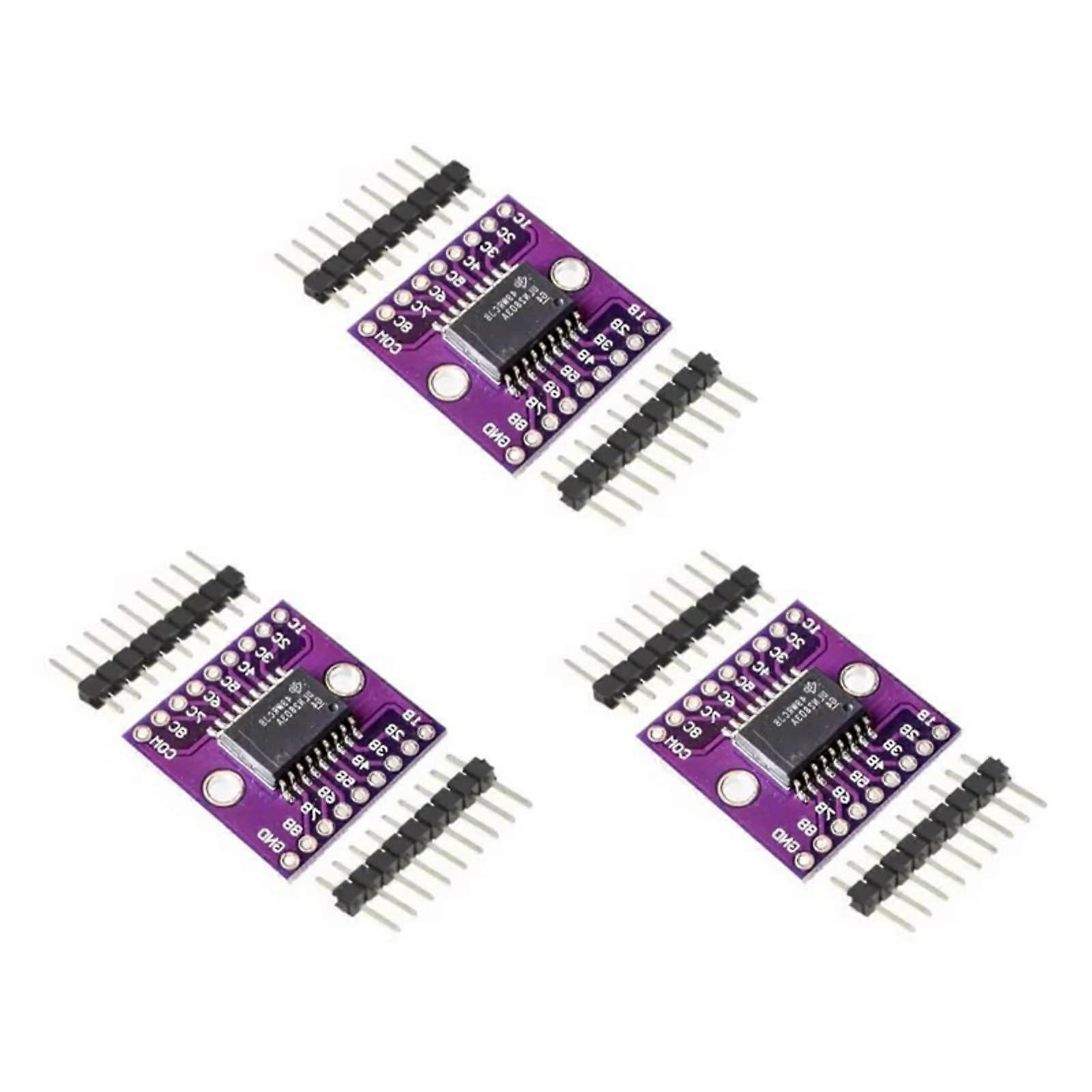 ULN2803A 8 Channel Relay Driver Module Darlington Transistor Array 50V 500mA with Diode Protection 3 Sets