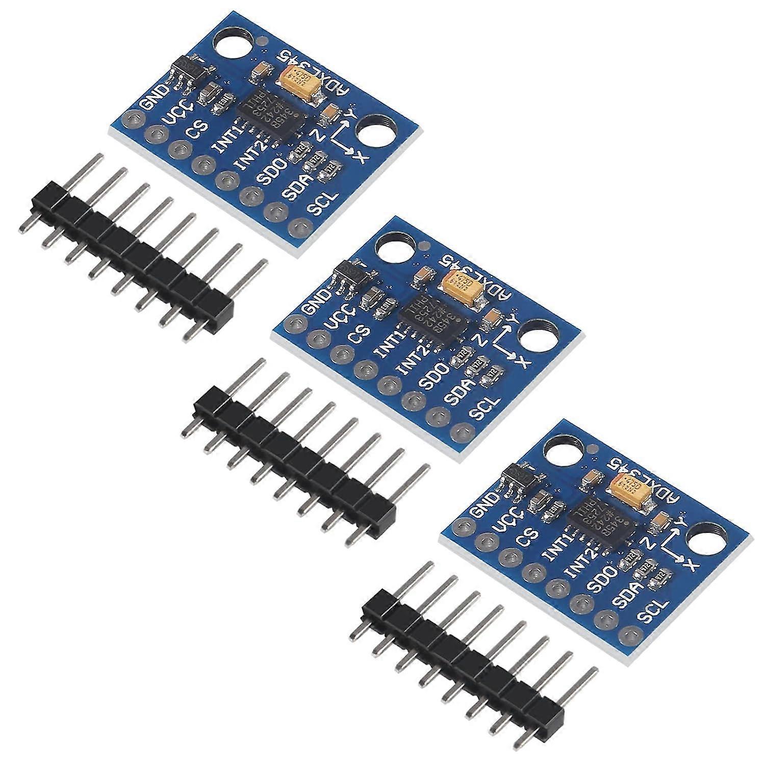 GY291 ADXL345 3Axis Accelerometer Sensor Module for Arduino I2C SPI Tilt Detection 3pcs