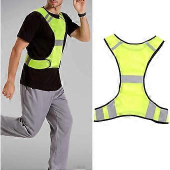 Hi Vis-väst - Reflekterande säkerhetsväst för löpning, jogging och cykling