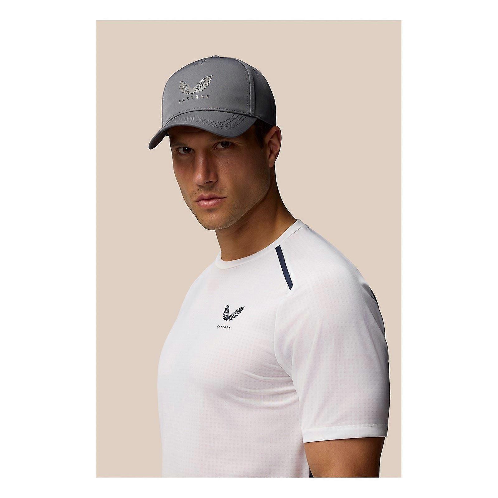 Castore Core Unisex Adults Grey Baseball Caps - One Size