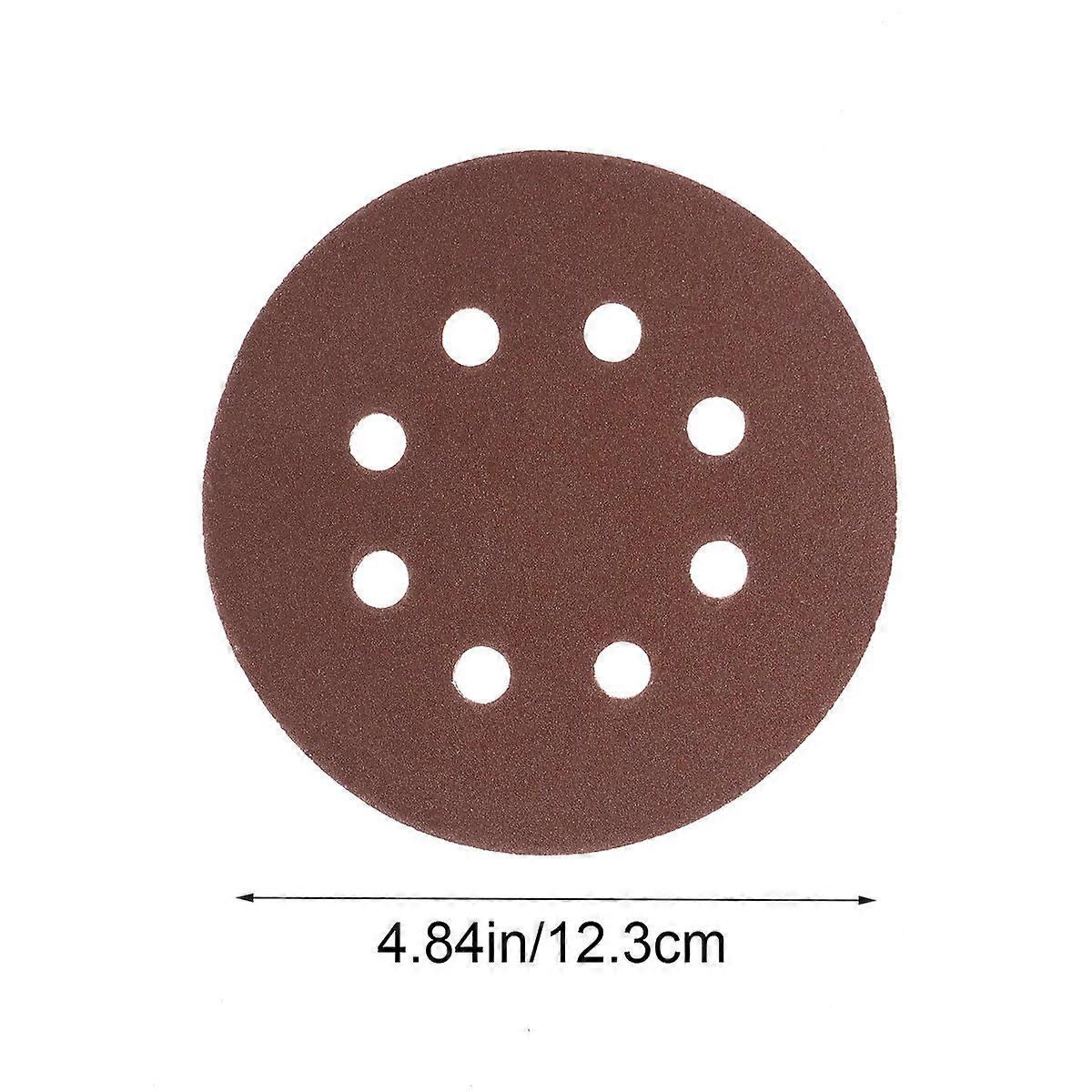 Sanding Discs 40Pcs Hook and Loop Backed for Decoration with 8 Hole Dust Extraction