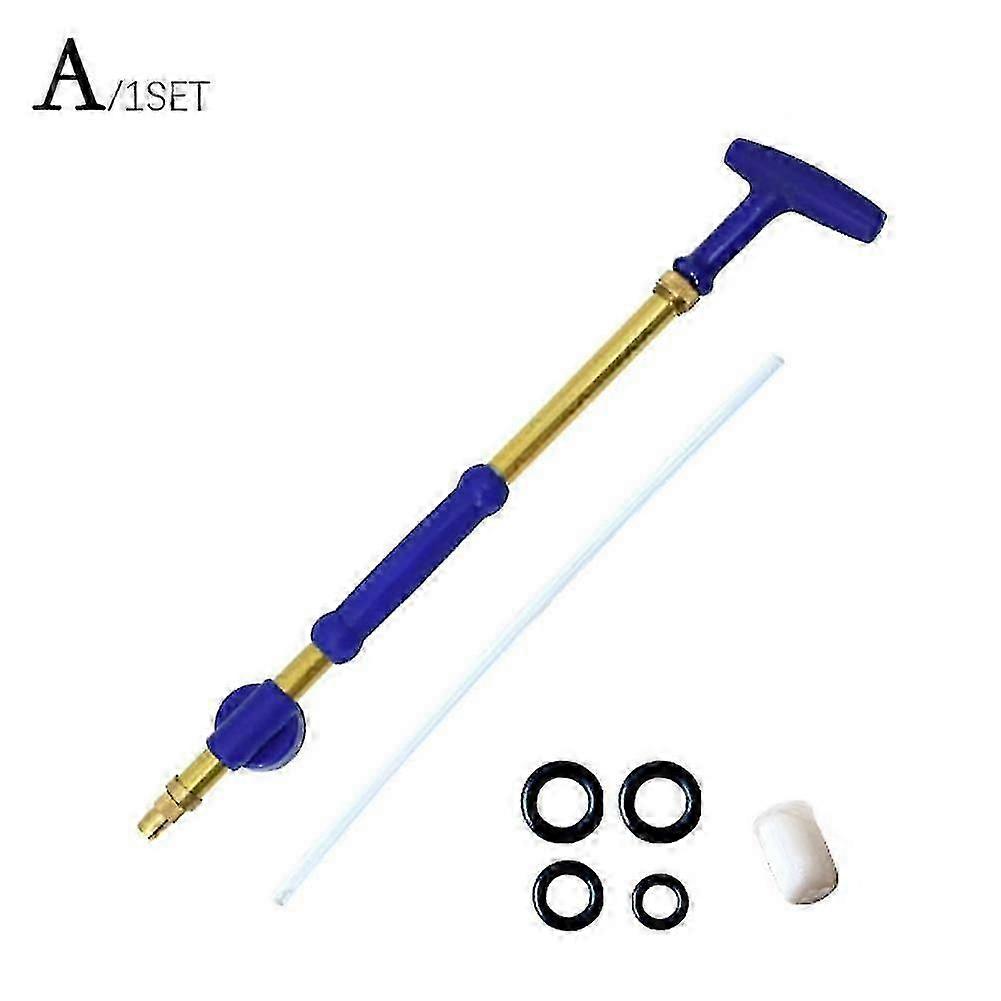 Garden Manual Sprayer Double Head Handheld Push Pull Copper Pump Sprayer