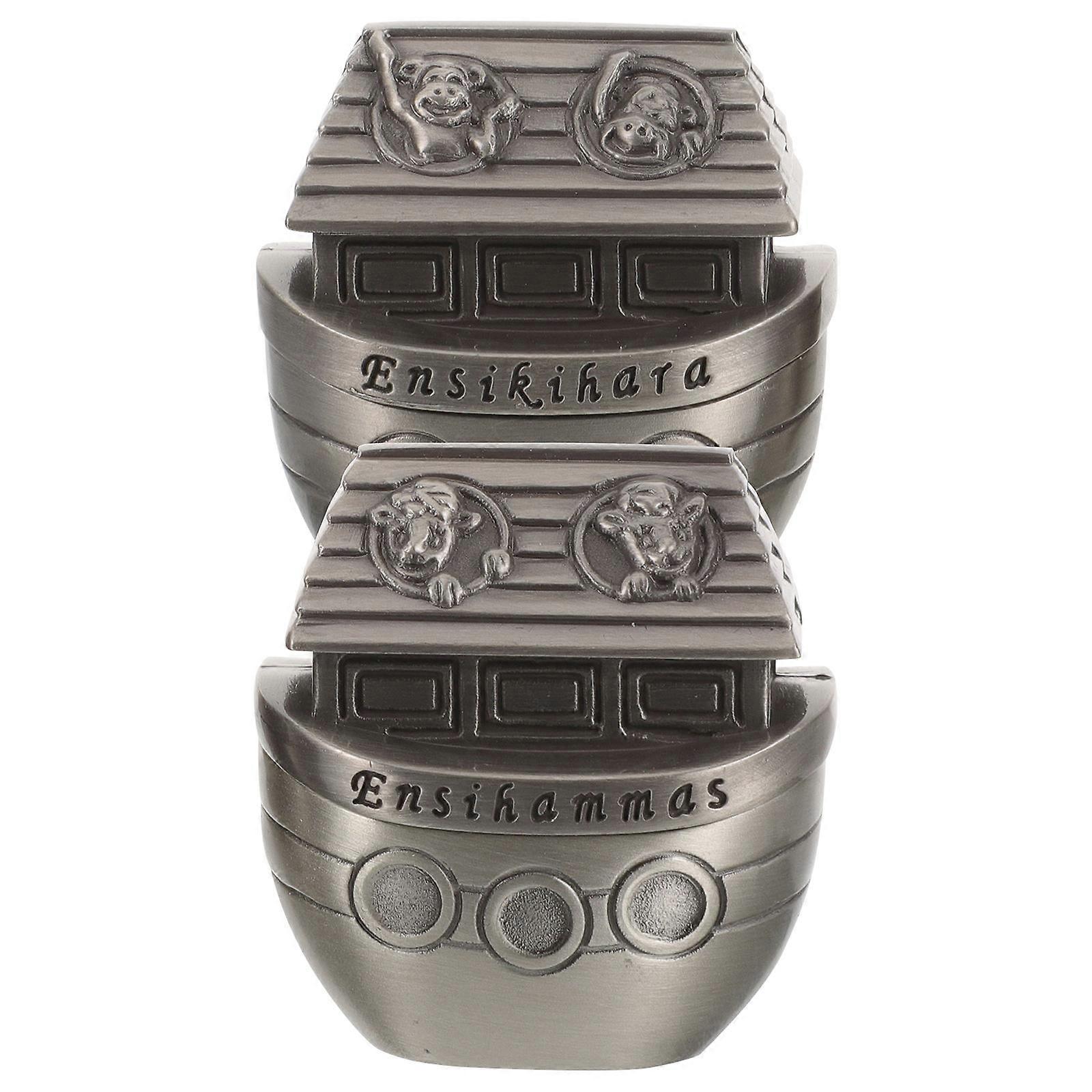 Baby Tooth Keepsake Box Metal Storage for 10Pcs First Tooth