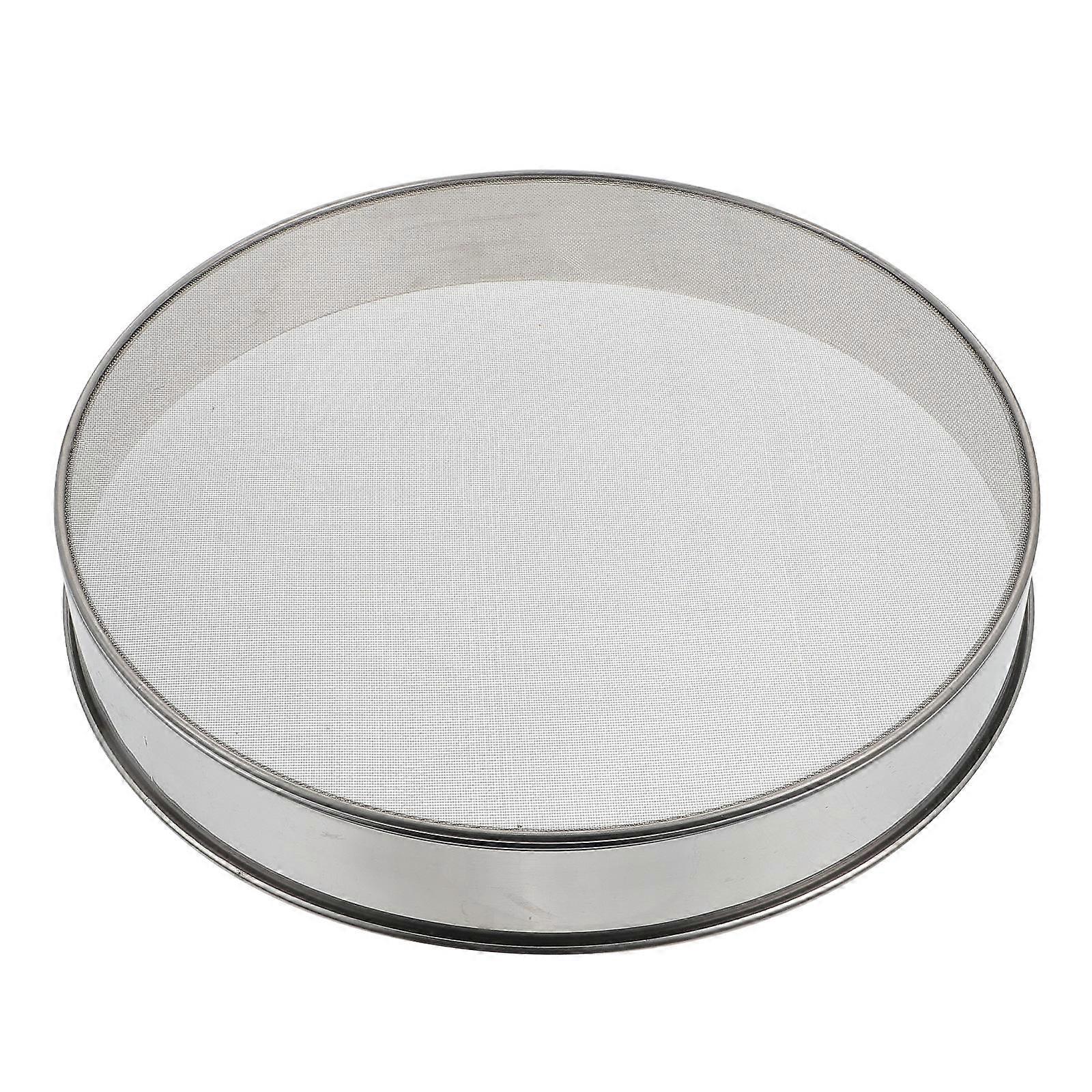 Kitchen Flour Sifter Stainless Steel Manual Sieving Tool for Baking