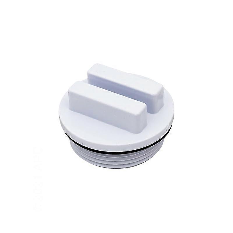 SP1022C 1.5 Inch Pool Filter Drain Plug with ORing, Winterizing Replacement APC1022C White