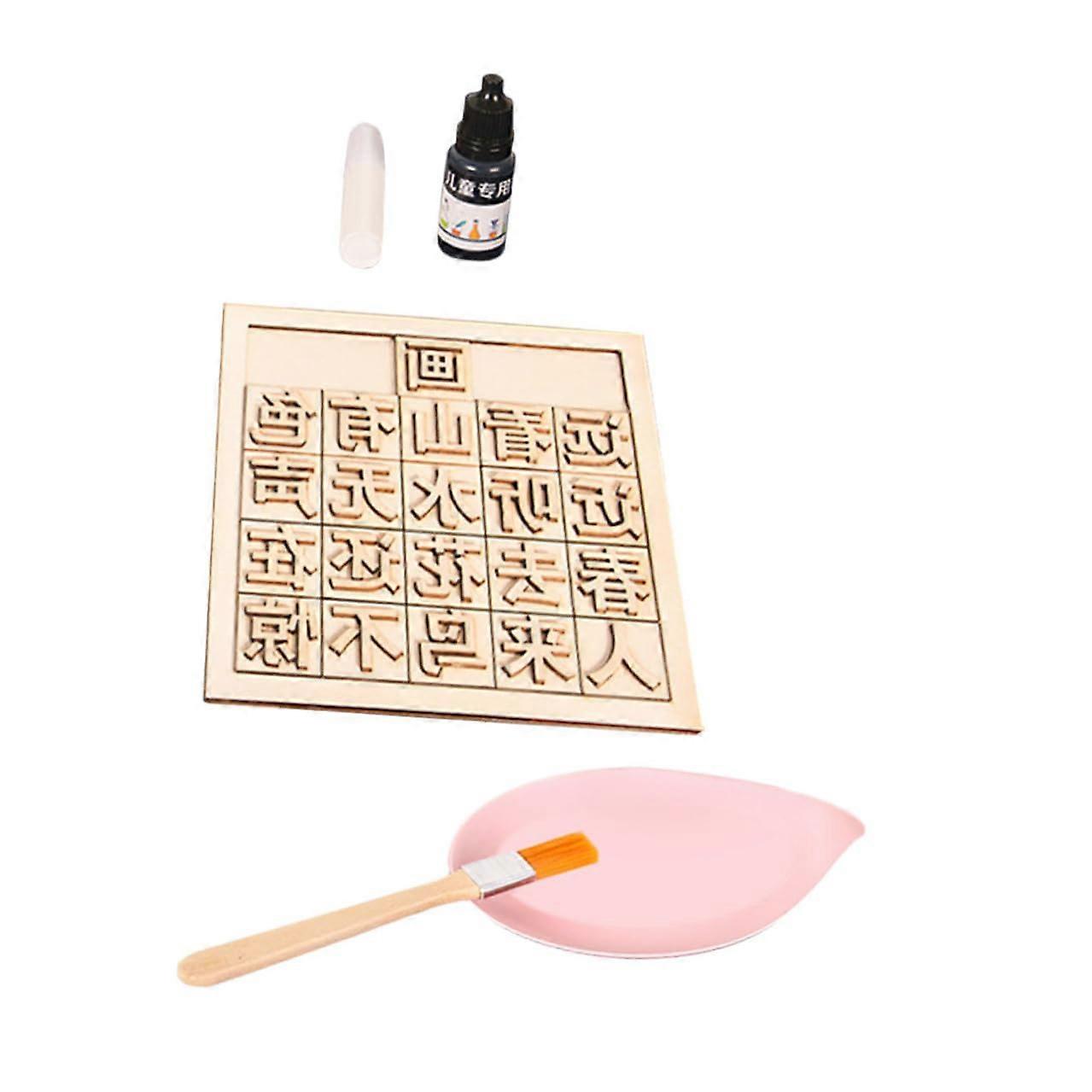 DIY Printing Kit Movable Type Printing Set for Creative Learning and STEM Education Classroom Use
