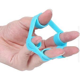 Flexibel fingertränare, greppstyrketränare stärker fingrarna fingerglidande in glid in i öglan med silikon