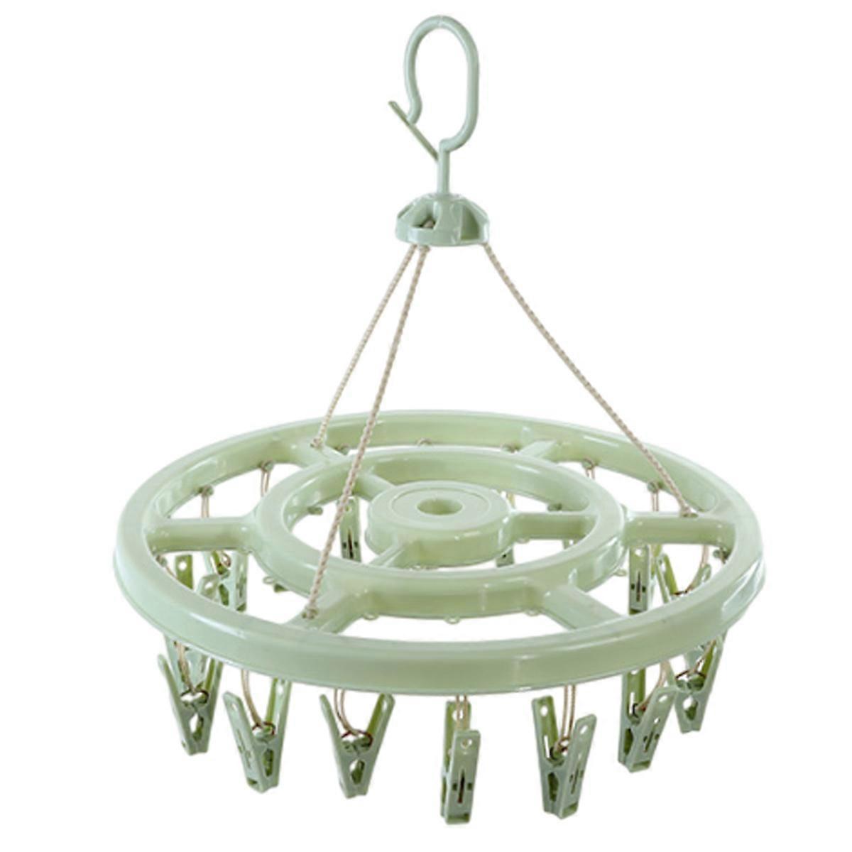 Portable Space-Saving Clothesline With Non-Slip Teeth