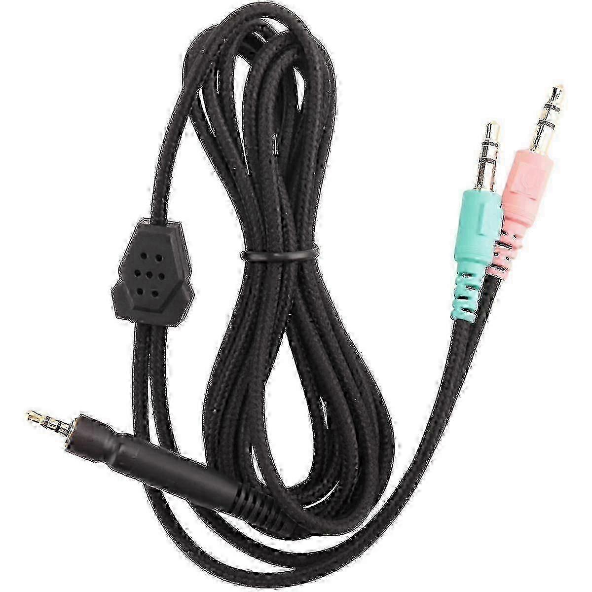Replacement audio cable compatible with Sennheiser GSP 600 - 2 meters
