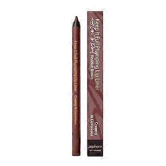 Der rötlich-braun pigmentierte Lipliner von Zephoco ist perfekt für das tägliche Lippen-Make-up. Er bietet eine natürliche, lebendige Farbe und volle Deckkraft für definierte Lippenkonturen.