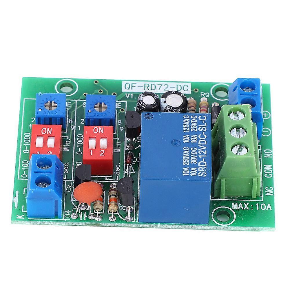 RD72-DC-12V Infinite Cycle ON OFF Relay Module Trigger Delay Switch Infinite Loop Relay