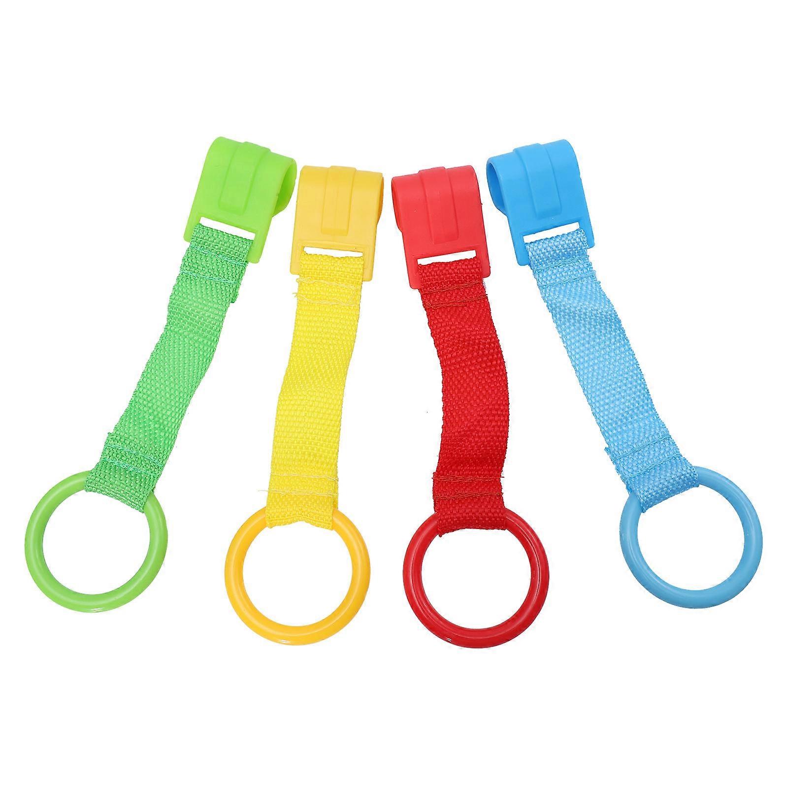 Baby Pull Ring Infant Bed Pull Ring for Toddler Walking 4Pcs Set