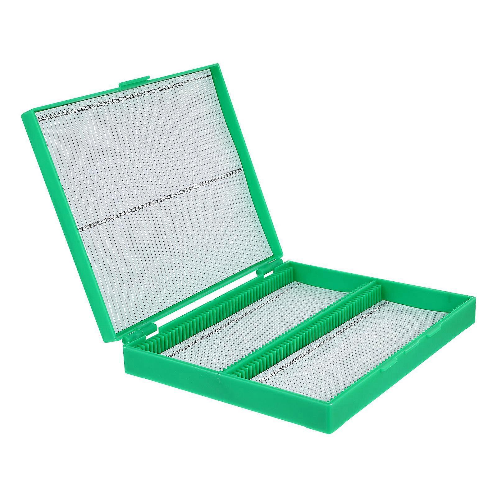 Microscope Slide Storage Holder Plastic Box for Organizing Prepared Slides