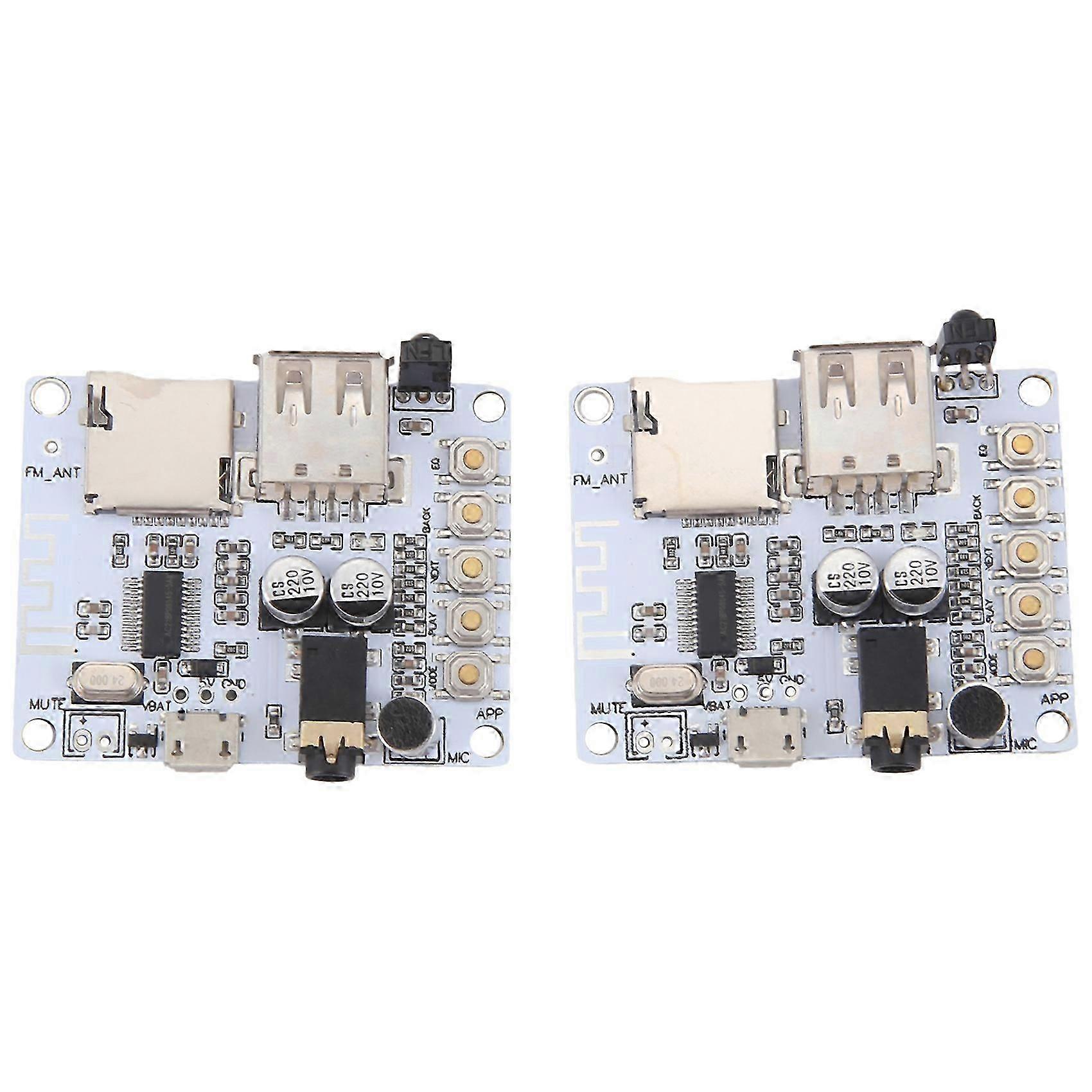 2-Pack Bluetooth Audio Receiver Module Wireless Module Car Lossless Speaker Amplifier Modified Bluetooth