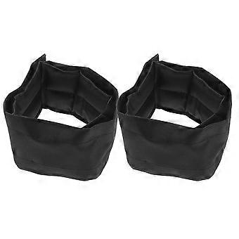 Conjunto de 2 cintas ajustáveis ​​para pernas de pau, com acolchoamento espesso, para instalação e reparo de drywall em pernas de pau de uma perna.