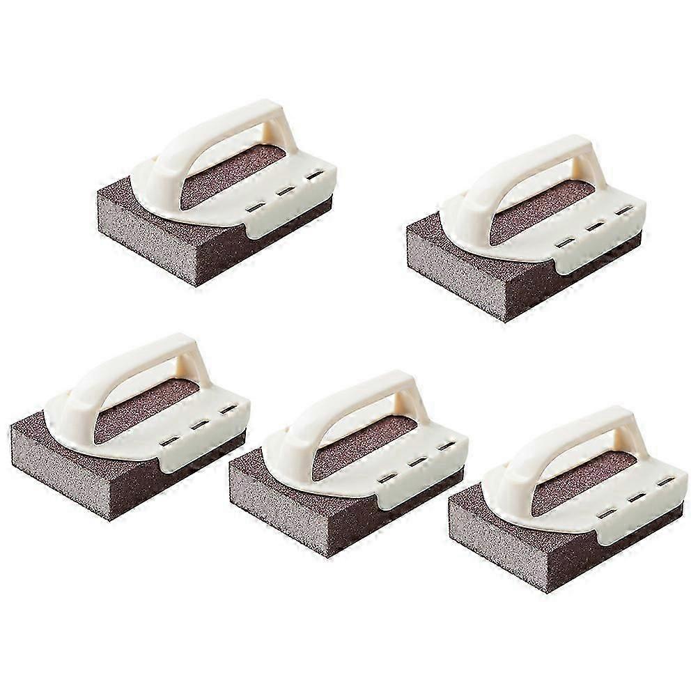 Sanding Emery Sponge with Handle for Kitchen Cleaning Tasks 5Pcs