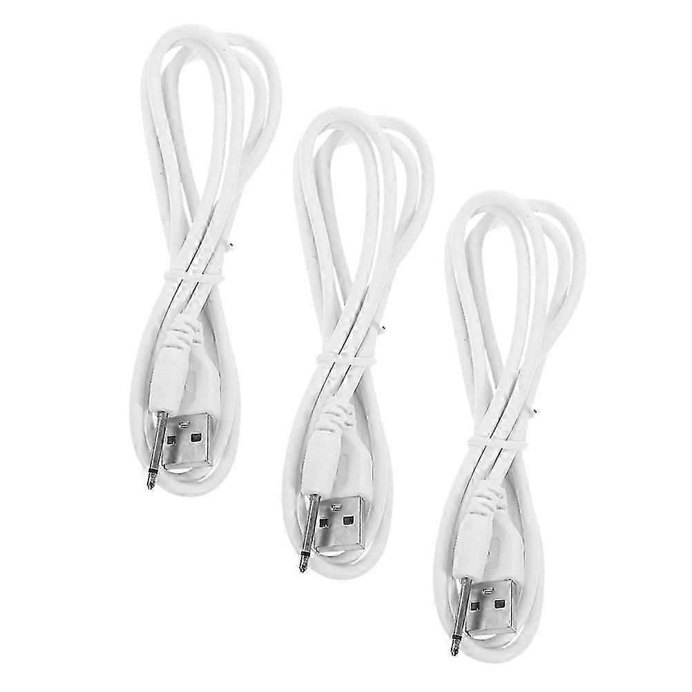 USB Dc Charger Cable for Fast Charging Replacement 3Pcs Set