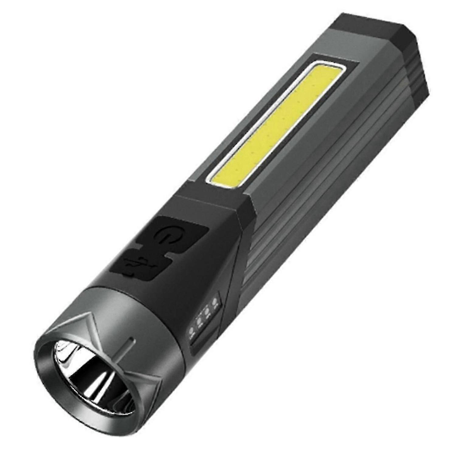 Multifunctional Foldable Flashlight COB Side Light Working Flashlight
