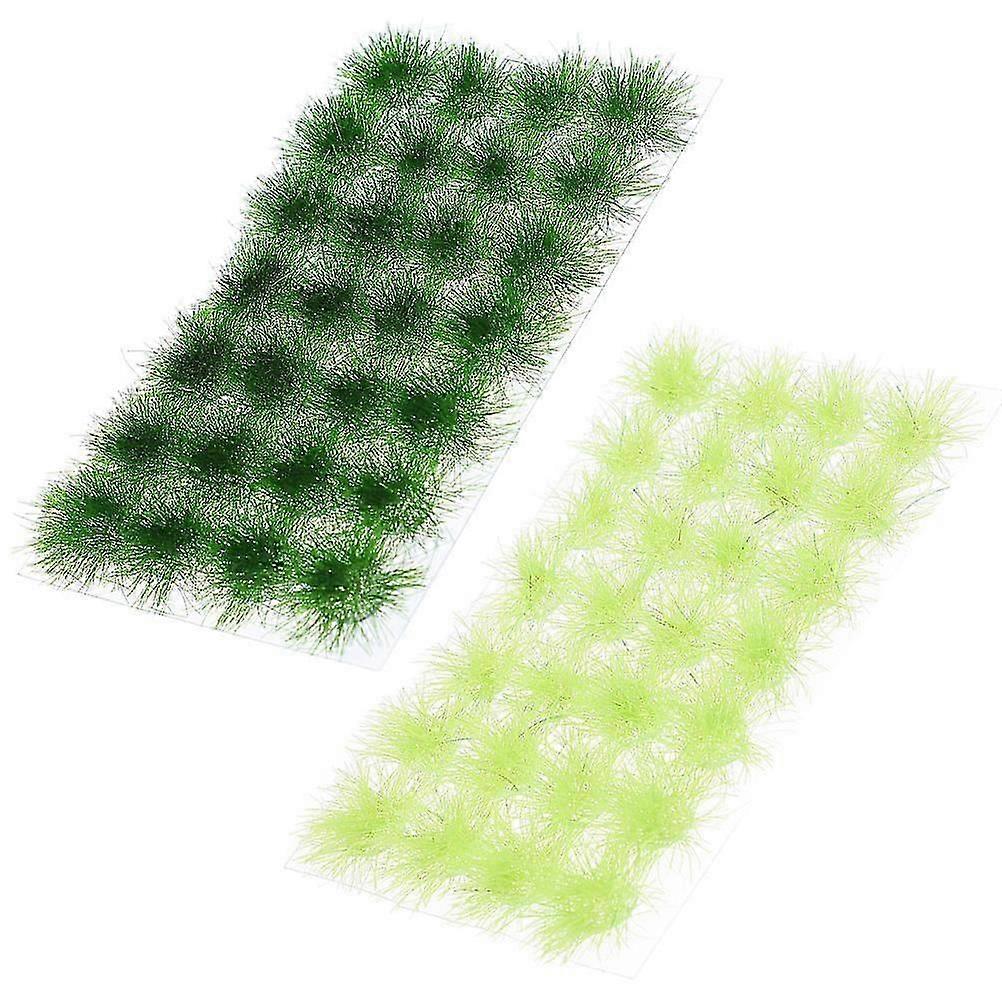 Static Grass Clusters for Landscape Decor, 6 Boxes