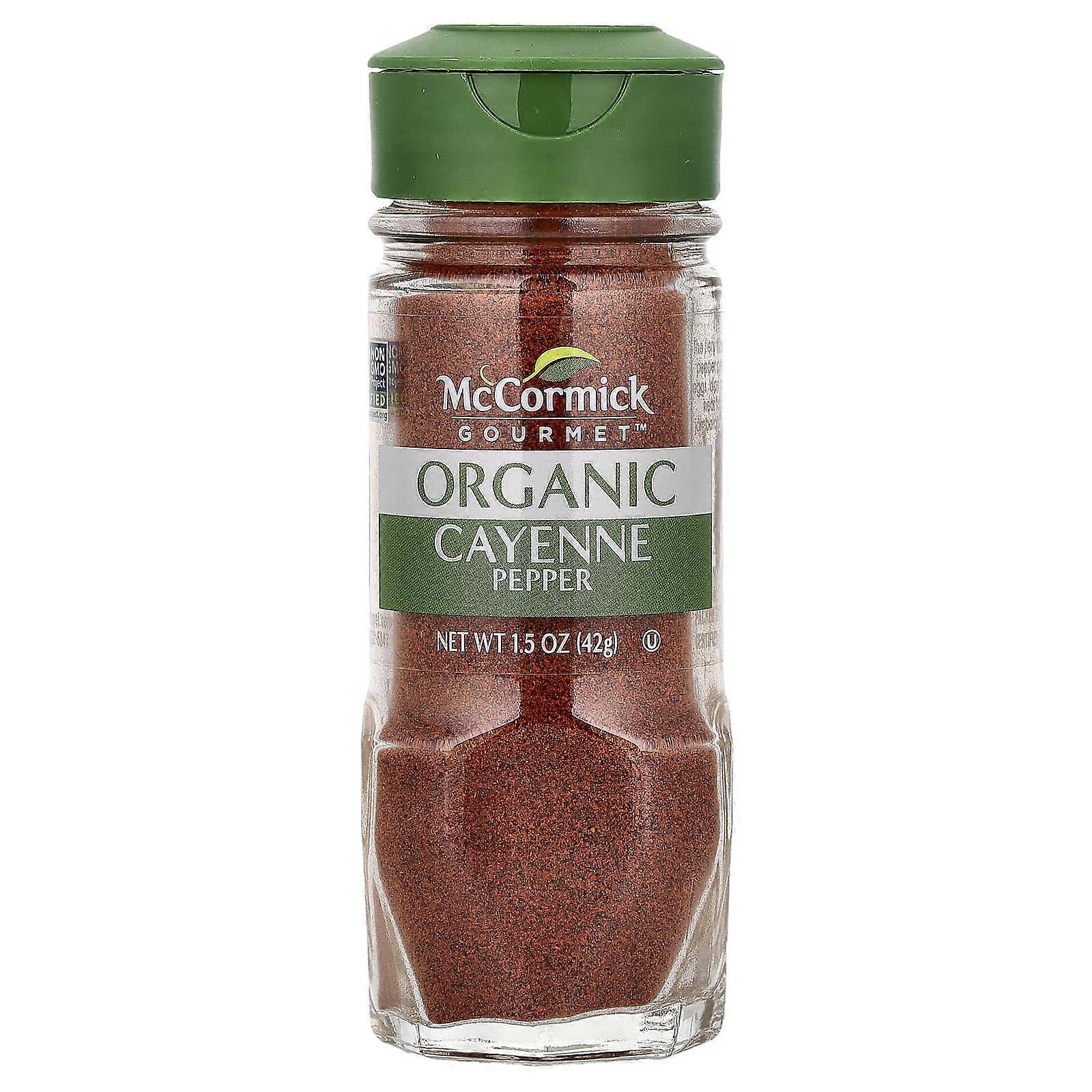 McCormick Gourmet, Organic Cayenne Pepper, 1.5 oz (42 g), 4-Pack