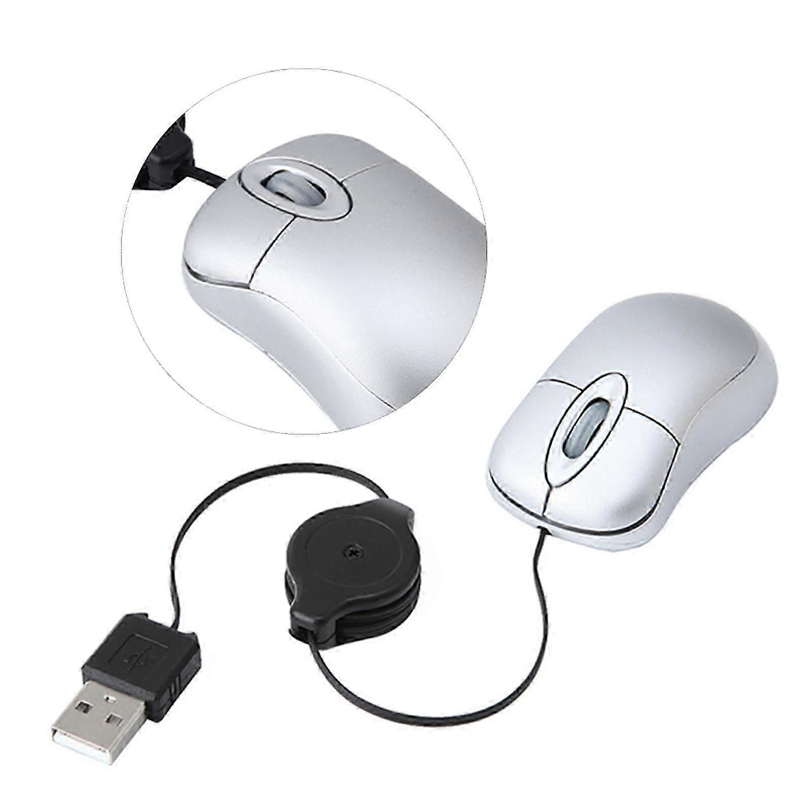 USB Mouse Creative Mini Telescopic Mouse for Computer Use Notebook
