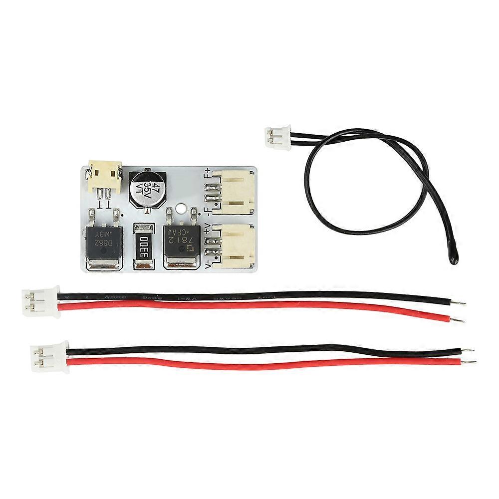 Fan Temperature Control Board Automatic Fan Controller Fan Speed Control Step-down Type Motor Controller