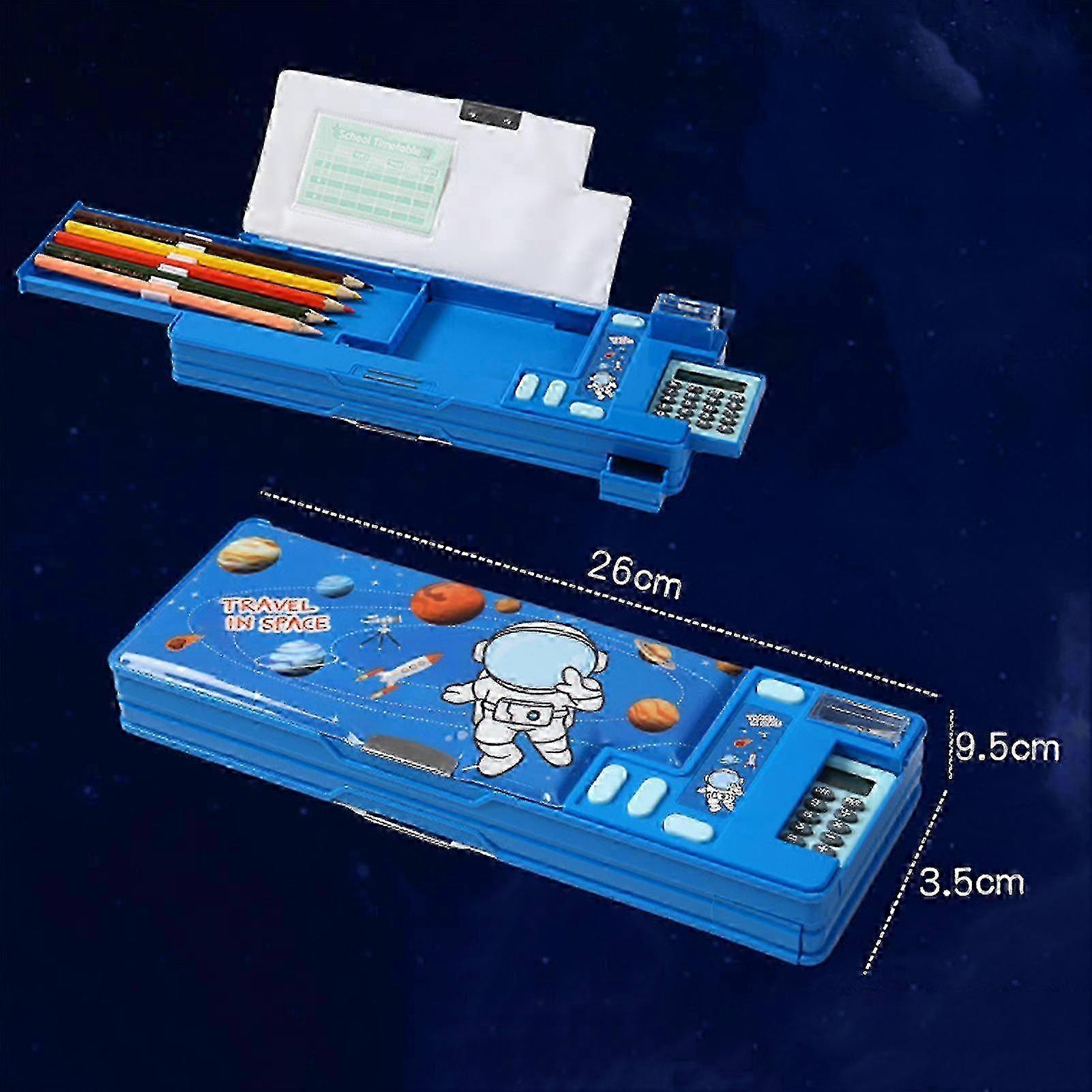 Birthday Gift for Kids - Multi-function Plastic Stationery Box
