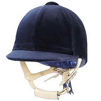 Women's Champion Cpx Showmaster Velvet Riding Hat - Navy Blue