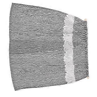 Mini Dollhouse Window Drapes for Tiny Home Decor 1:12 Scale Black Cloth Curtains