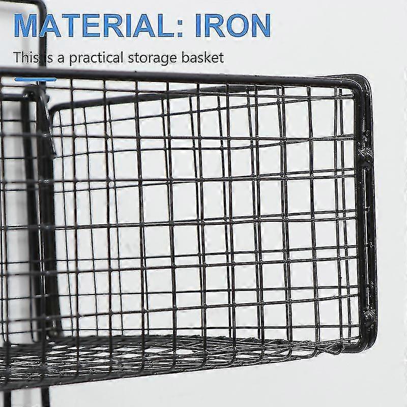 1set Storage Hooks, Hole-free Iron Storage Shelf