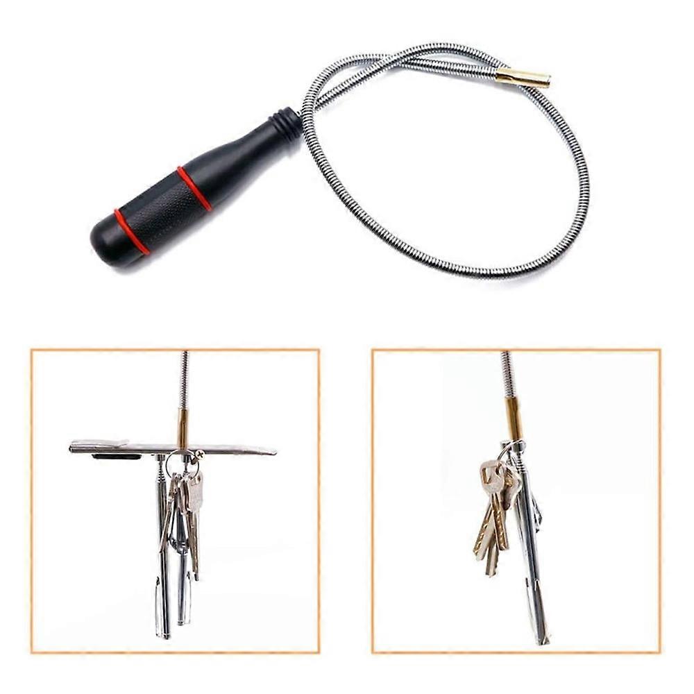 4 Pack Telescoping Magnet Pick-Up Tool Set,Retrieving Pickup Tools,Extendable Pick Up Tools,Bendable Spring Magnet Stick