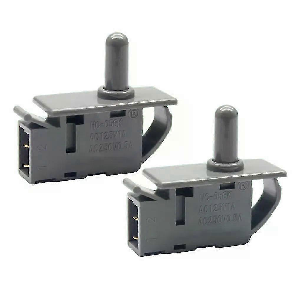 Door Light Control Light Switch Button Type Fit For  Refrigerator Door Light Switch Plastic Push Button Switch Switch