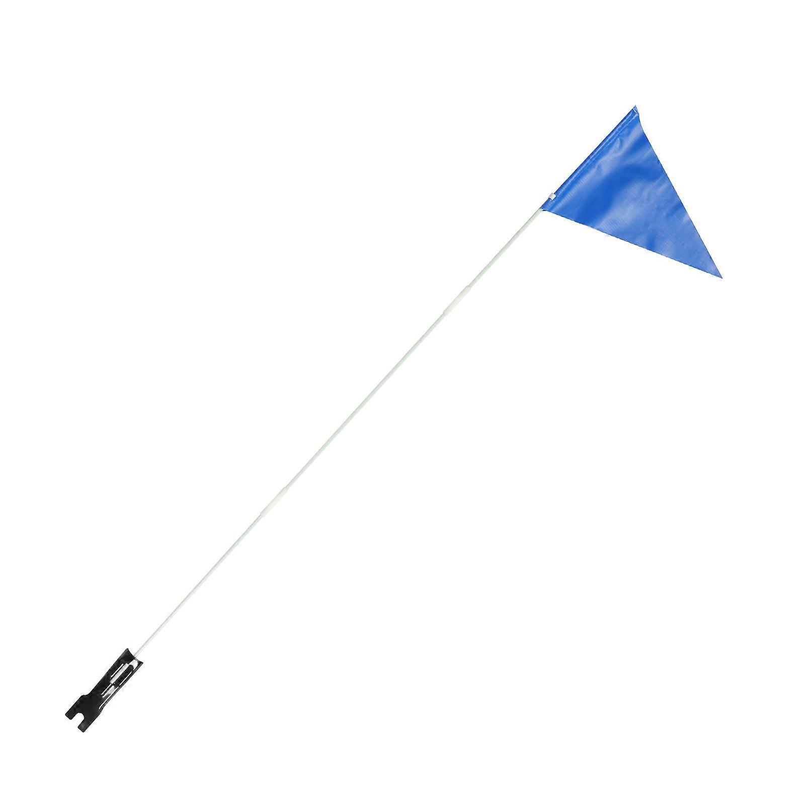 1 Set Bike Safety Flag Adjustable Pole Children's Tail Triangular Adjustable Flag