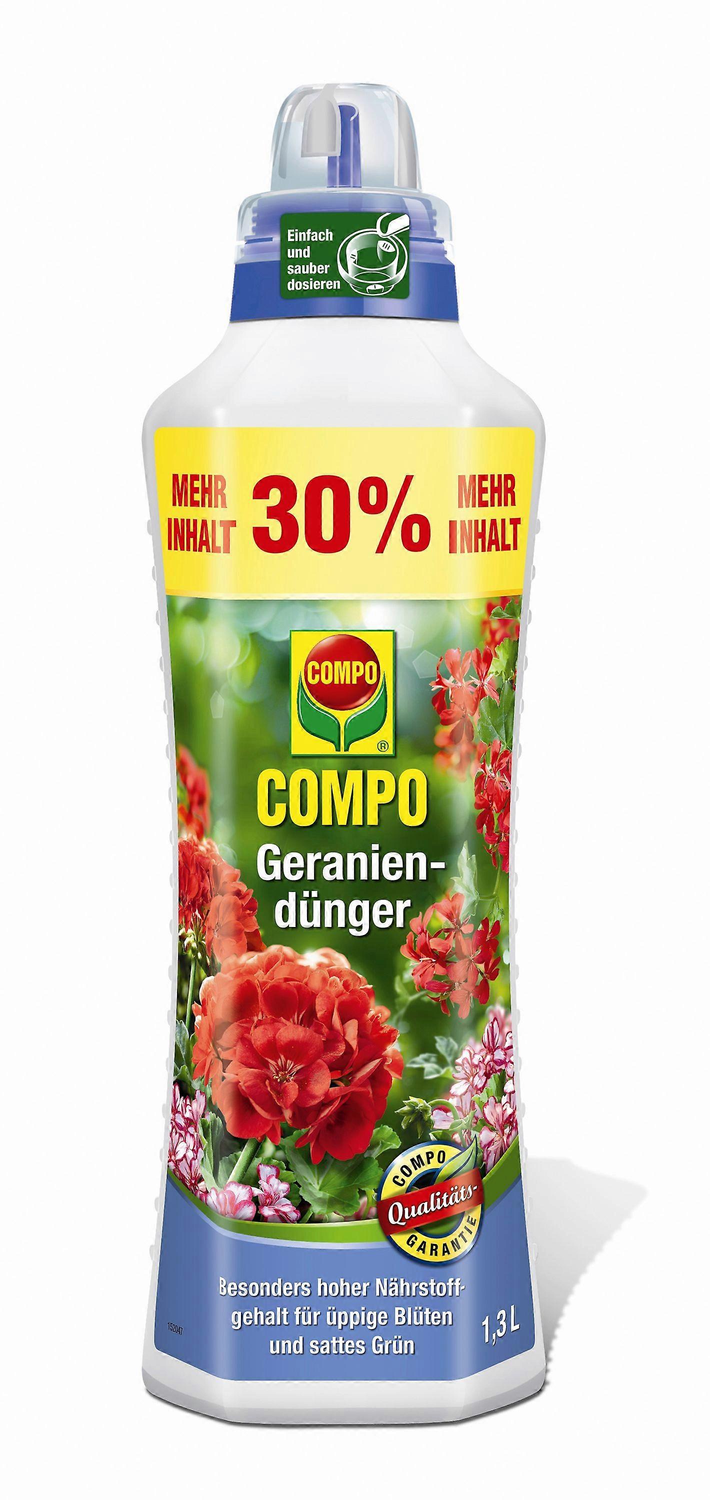 Compo Geranium Îngrășământ, 1,3 litri