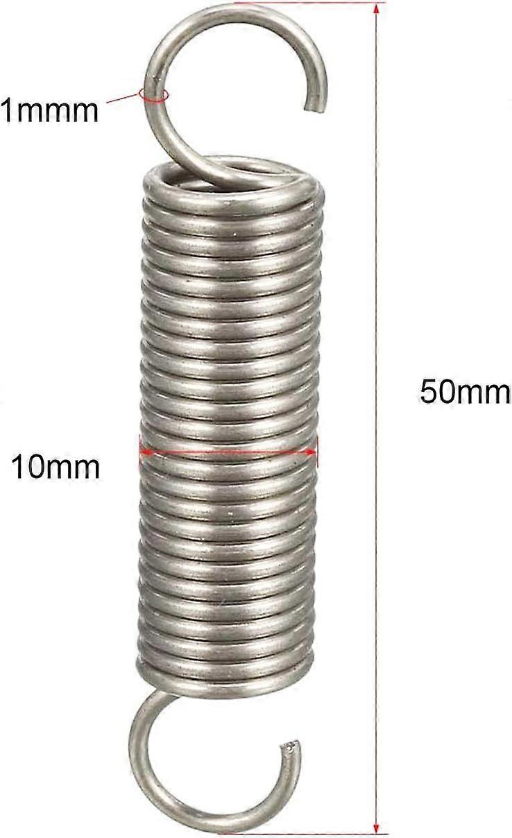 10pcs Double Hook Spring Extension Springs,Compression Springs Spring Hook Spring Assortme