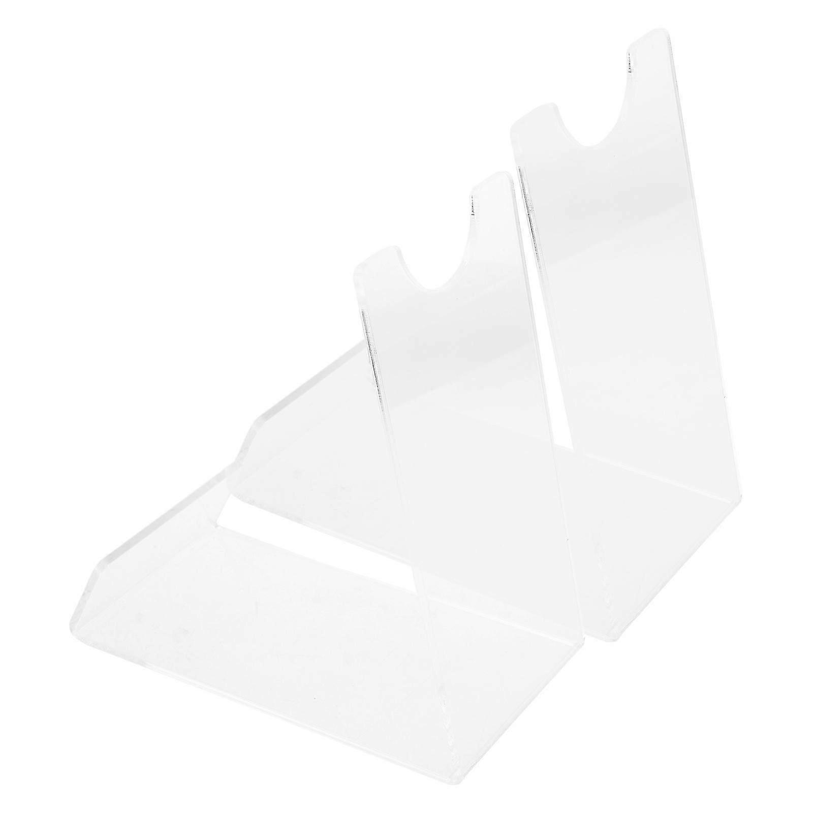 Acrylic Transparent Sword Bracket for Storage 2Pcs Display Set