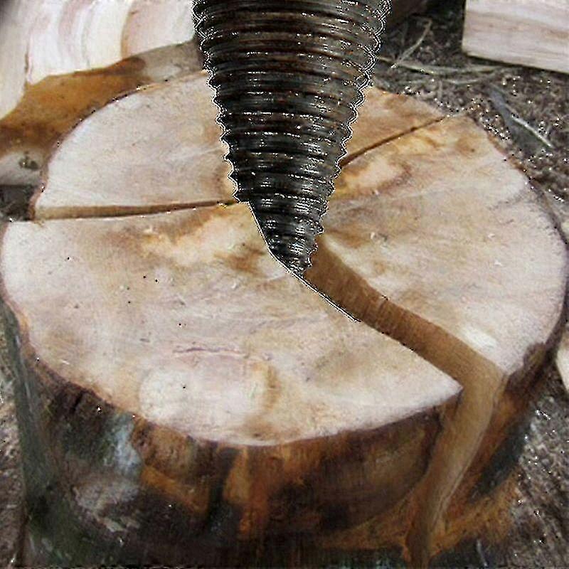 32mm Wood Splitter Drill Bit 4pcs Hexagonal Post Log Splitting Tool